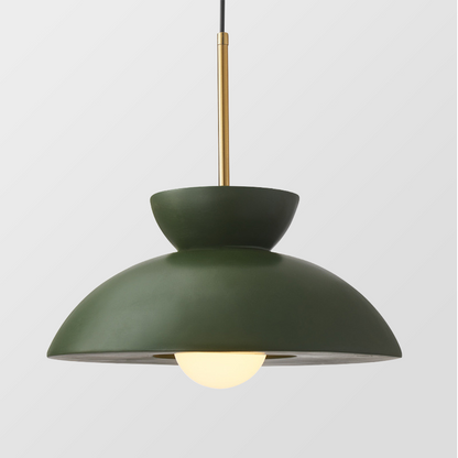 Pendant Light with Resin Shade for Dining Room
