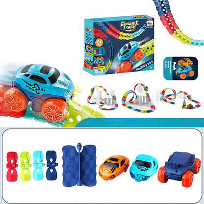 Toy Car Flexible Racing Track Set