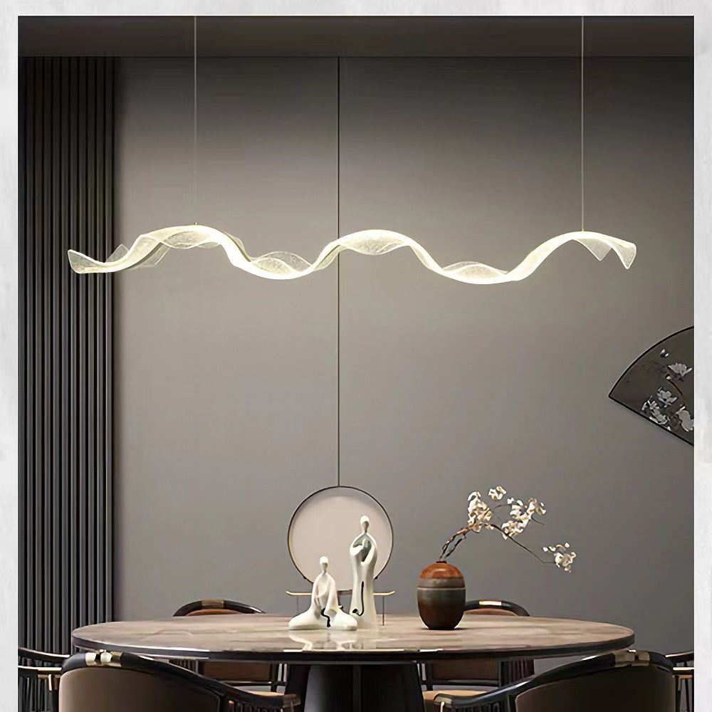 Contemporary Nordic LED Island Light Fixture - Stylish Designer Pendant for Modern Kitchens and Dining Spaces