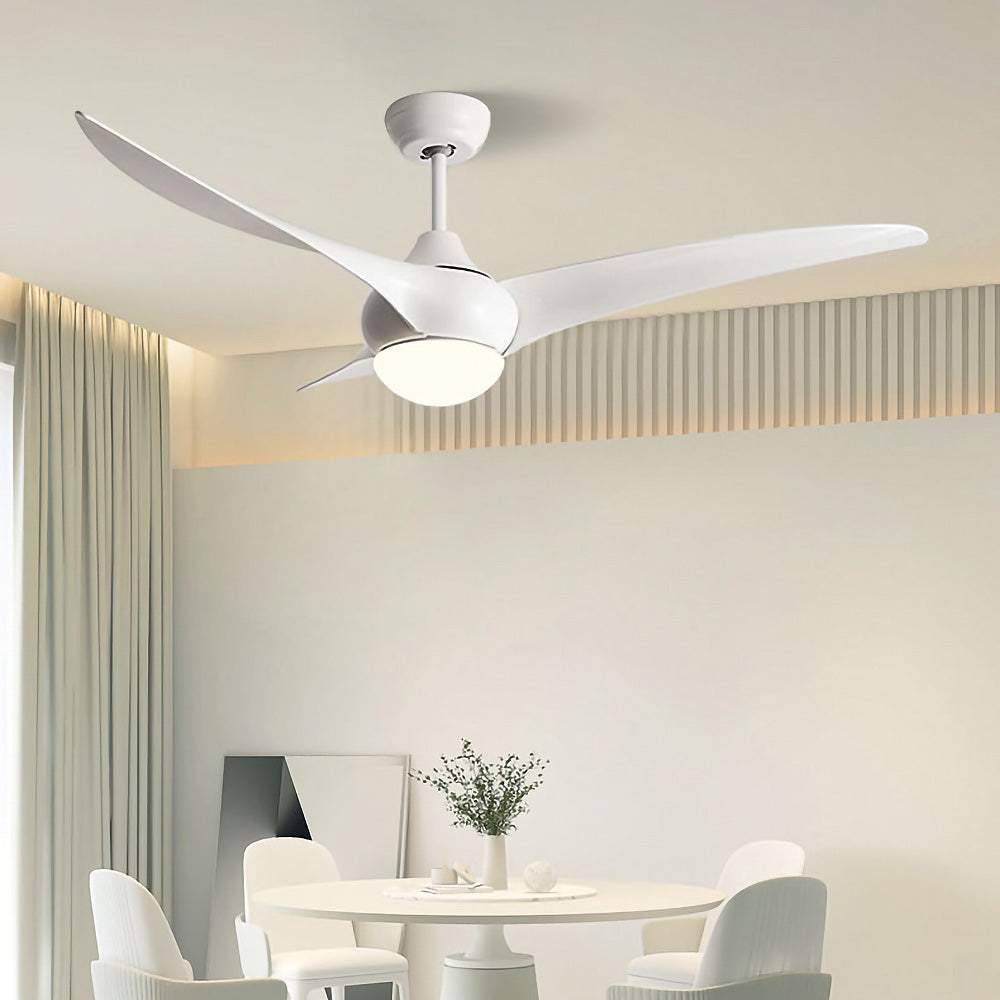 Wooden Flush Ceiling Fan with LED Light and Remote Control for Effortless Comfort and Style in Your Home