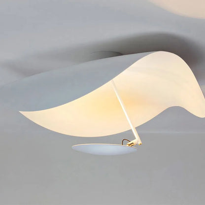 Plafonnier Feuille d'Or Lampe Suspendue Moderne