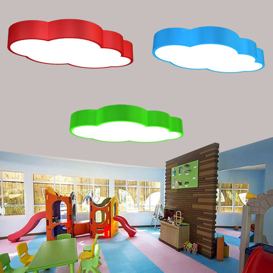 Kids Ceiling Light Cloud Design LED Flushmount