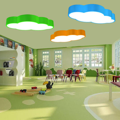 Kids Ceiling Light Cloud Design LED Flushmount