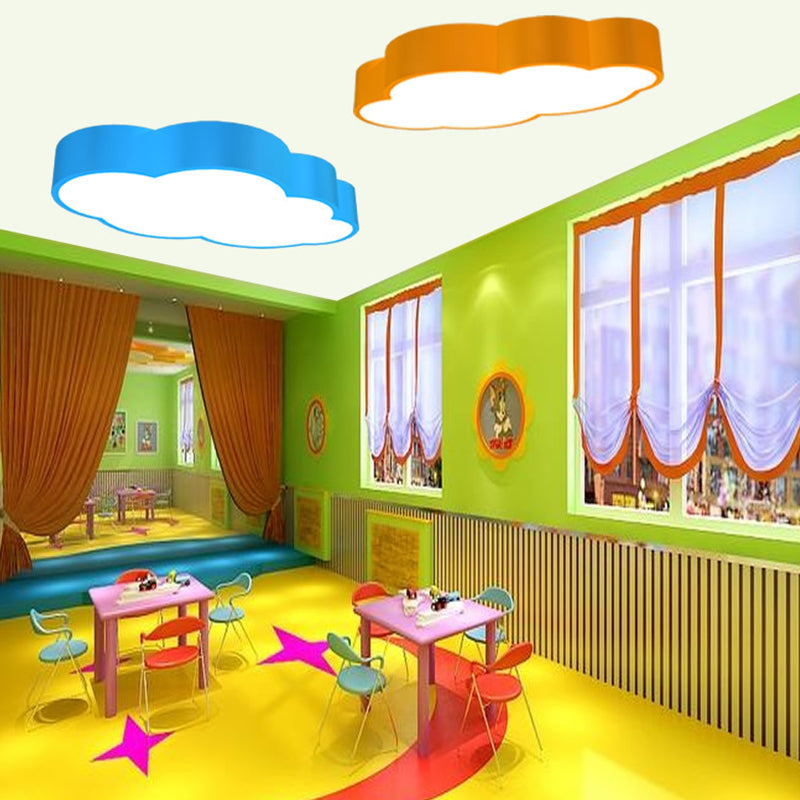 Kids Ceiling Light Cloud Design LED Flushmount