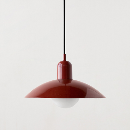 Pendant Light with Colourful Modern Metal Shade