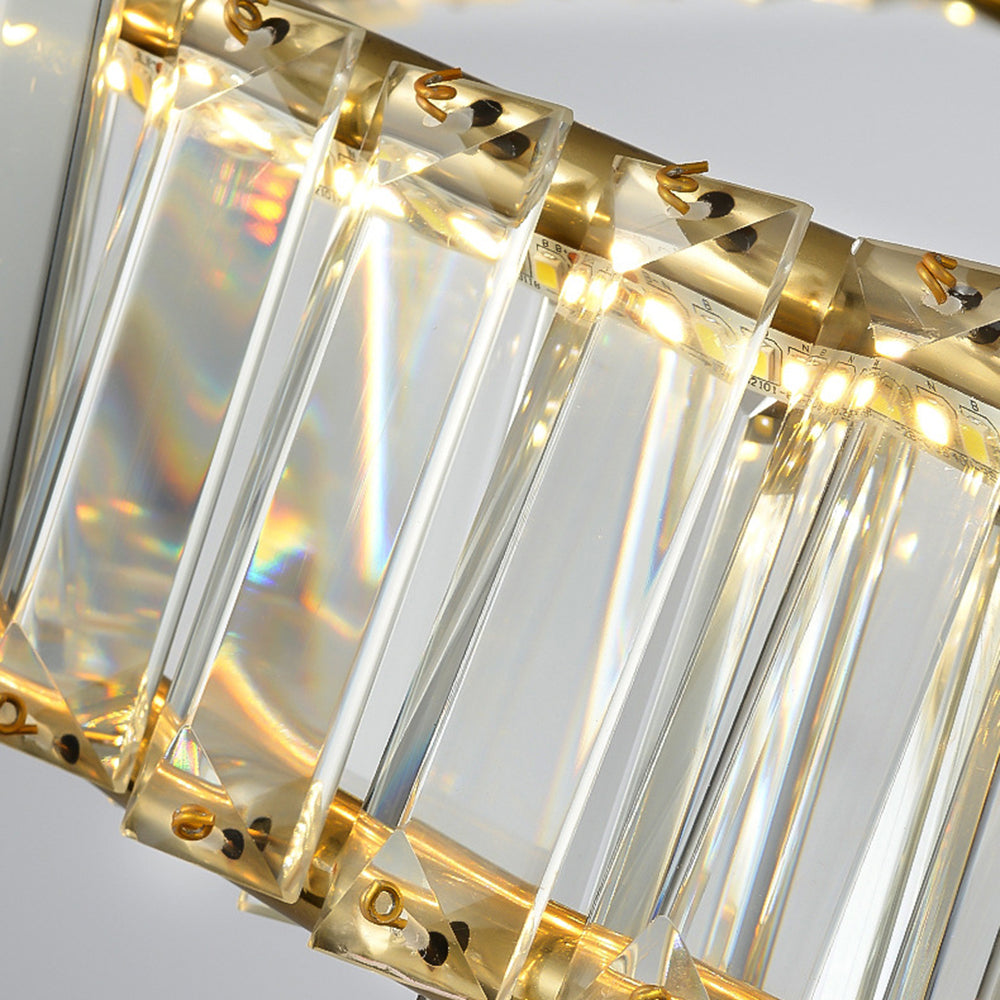 Elegant Crystal LED Ceiling Lights for Modern Homes - Energy-Efficient Illumination with Stunning Design and Brightness.