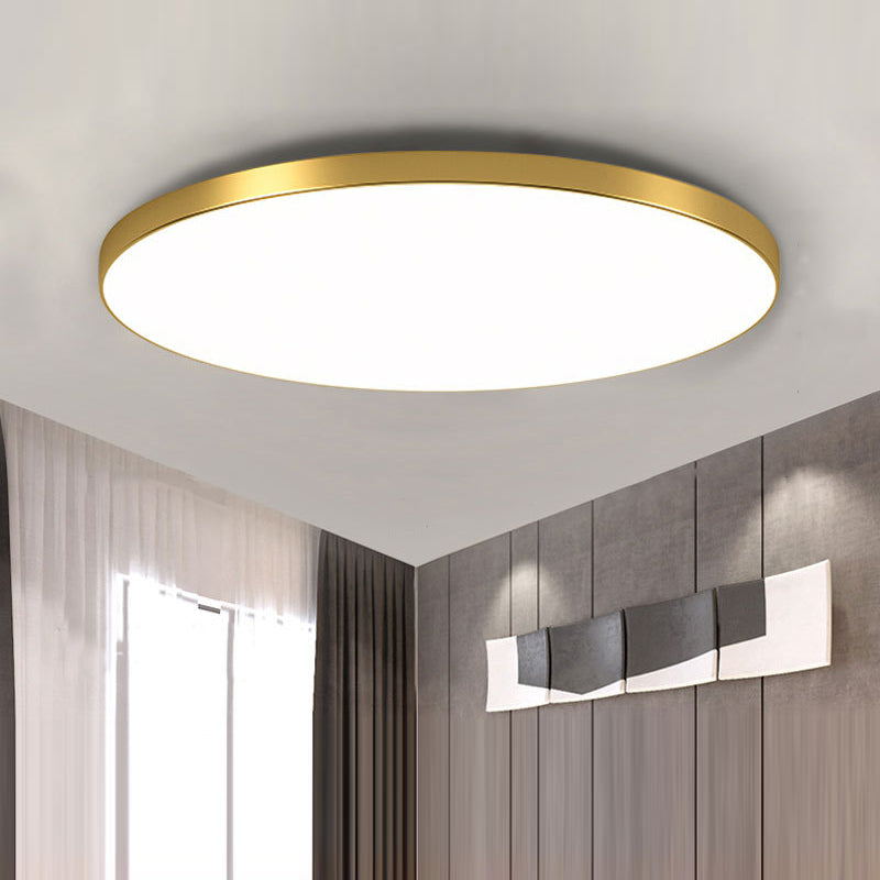 Sleek Modern Round LED Ceiling Light Fixture for Stylish Home Illumination and Energy Efficiency