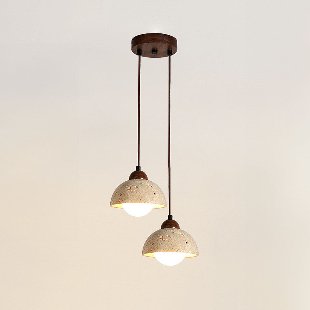 Minimalist White Stone Kitchen Pendant Light Fixture - Elegant, Modern Design for Stylish Home Interiors and Bright Spaces