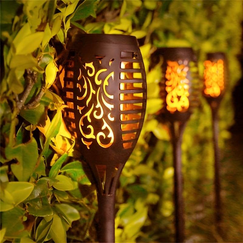 Outdoor Solar Garden Torch Light Flame Effect