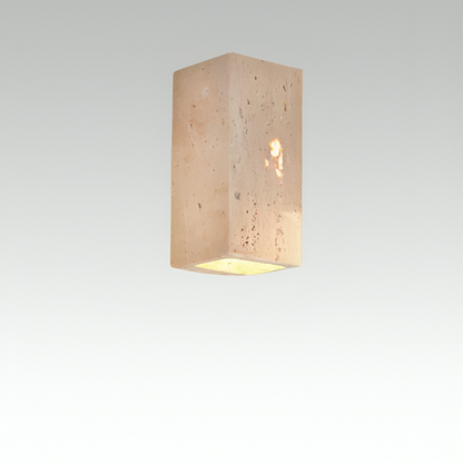 Wall Light Travertine Stone LED Up Down