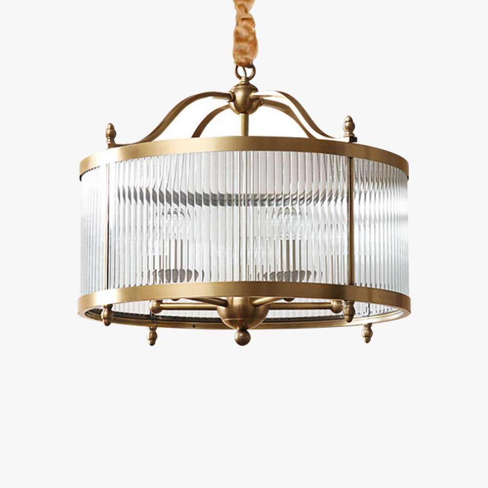 Elegant Gold Glass Pendant Light for Dining Room - Modern Ceiling Fixture to Enhance Your Home Décor and Ambience