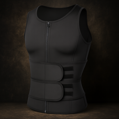 Sauna Vest Neoprene Compression Workout Waist Trainer Men