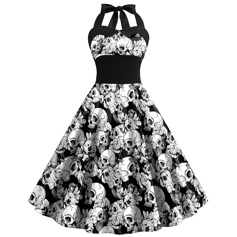 Vestido de Disfraz de Halloween para Mujer | Cuello Halter