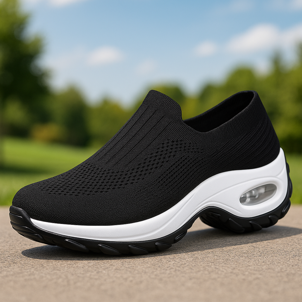 Damskie buty sportowe na platformie do biegania z podparciem łuku i przyczepnością