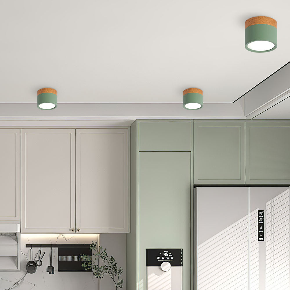 Compact Hallway Flush LED Ceiling Lights for Stylish Illumination in Small Spaces - Energy Efficient and Modern Design