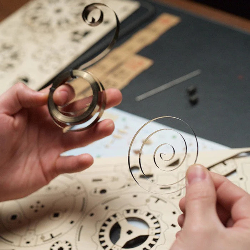 Wooden Clock Kit | 3D DIY Puzzle Timepiece for Desk
