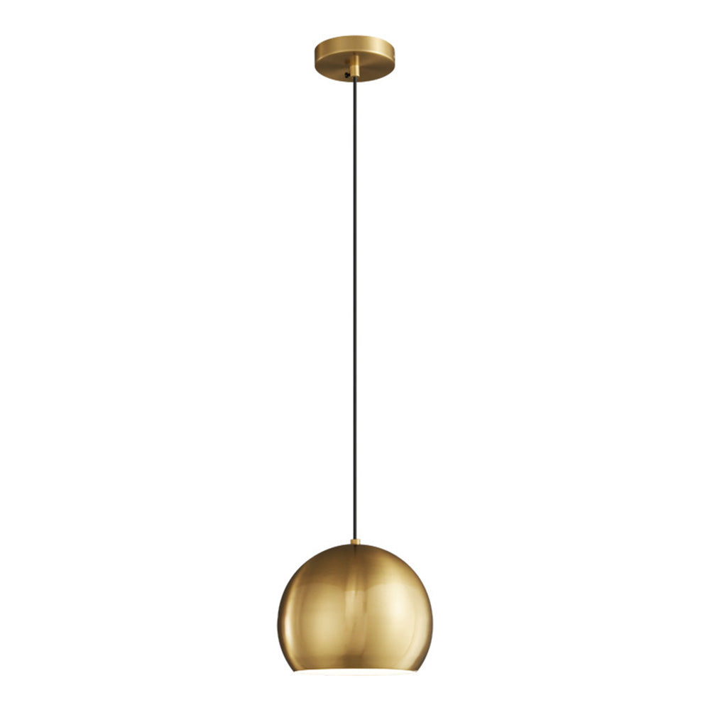 Elegant Modern Brass Gold Pendant Light for Bedroom - Stylish Ceiling Fixture to Enhance Your Home Décor and Ambiance