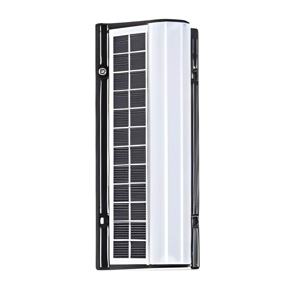 Nowoczesna zewnętrzna lampa ścienna solarna LED