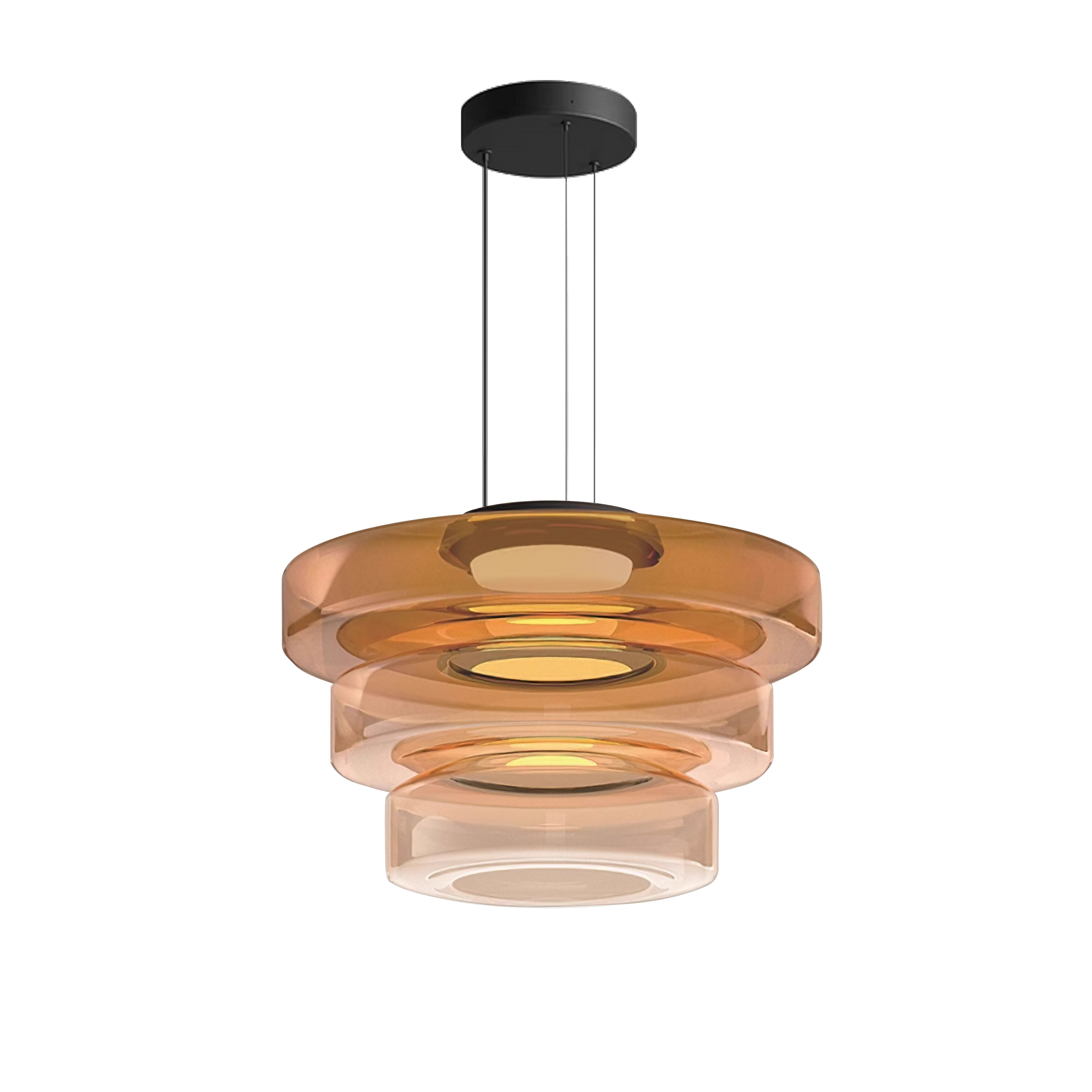 Contemporary Round Glass Pendant Light Fixture – Stylish Modern Lighting for Home Interiors and Elegant Spaces