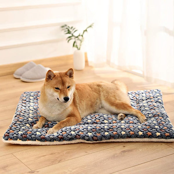 Manta para perro de felpa lavable cojín para mascotas