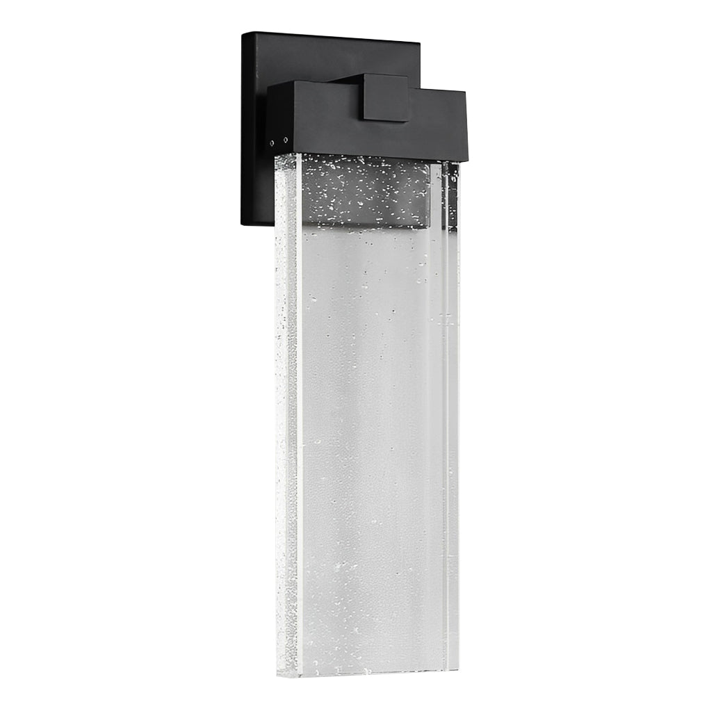 Aplique de pared para exterior moderno de cristal resistente al agua