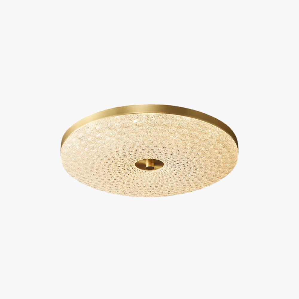 Modern Brass LED Ceiling Light - Stylish Copper Ceiling Lamp for Contemporary Home Illumination