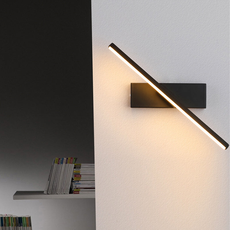 Nowoczesna prosta obrotowa lampa ścienna