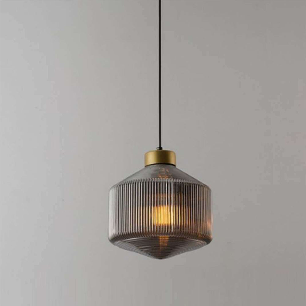 Contemporary Glass Pendant Light Fixture - Stylish Hanging Lamp for Modern Home Décor and Ambient Illumination