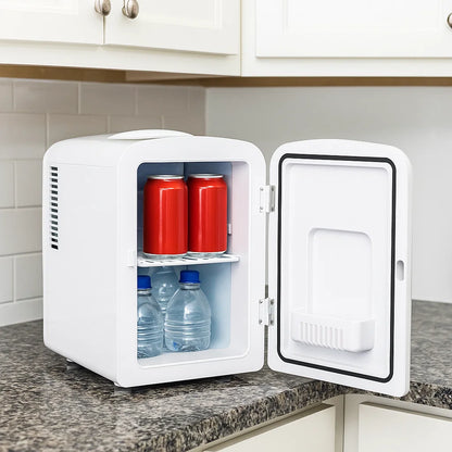 Mini-Kühlschrank Tragbarer Getränke-Kühler und -Wärmer 4L
