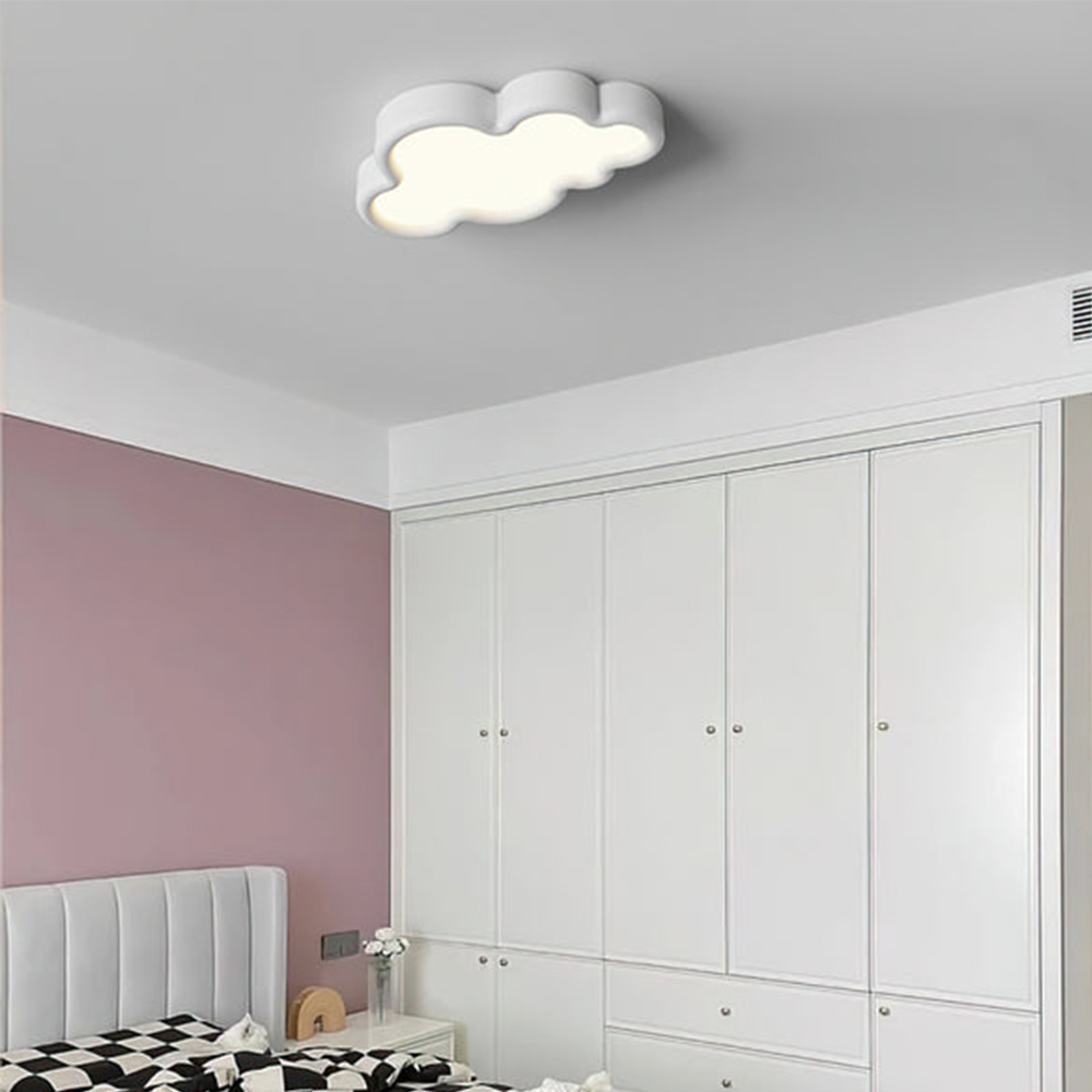 Crown Cloud Contemporary Ceiling Light Fixture for Bedrooms - Stylish Modern Lighting Solution for Home Interiors