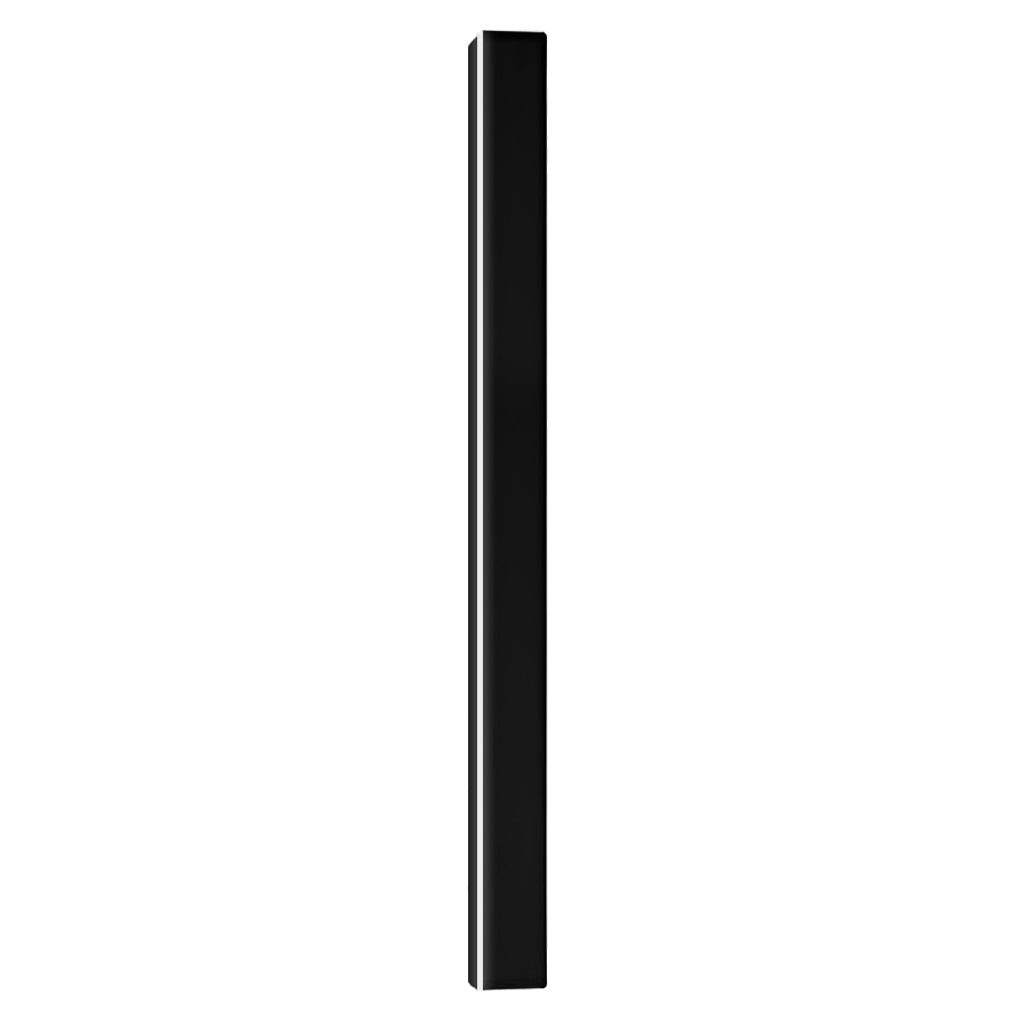 Aplique de pared para exterior moderno LED negro