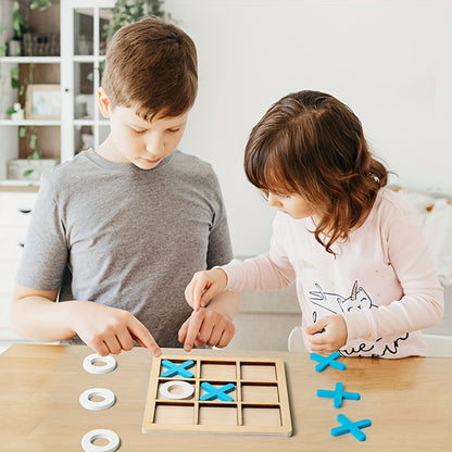 Wooden Tic Tac Toe Kids Puzzle Game