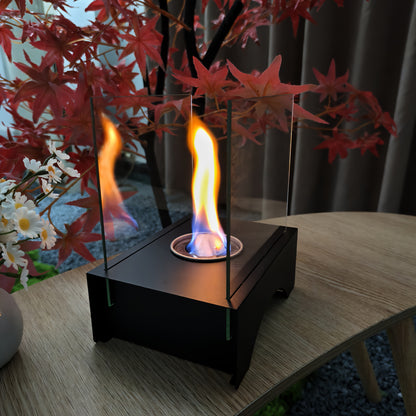 Tisch-Bioethanol-Kamin mit echter Flamme