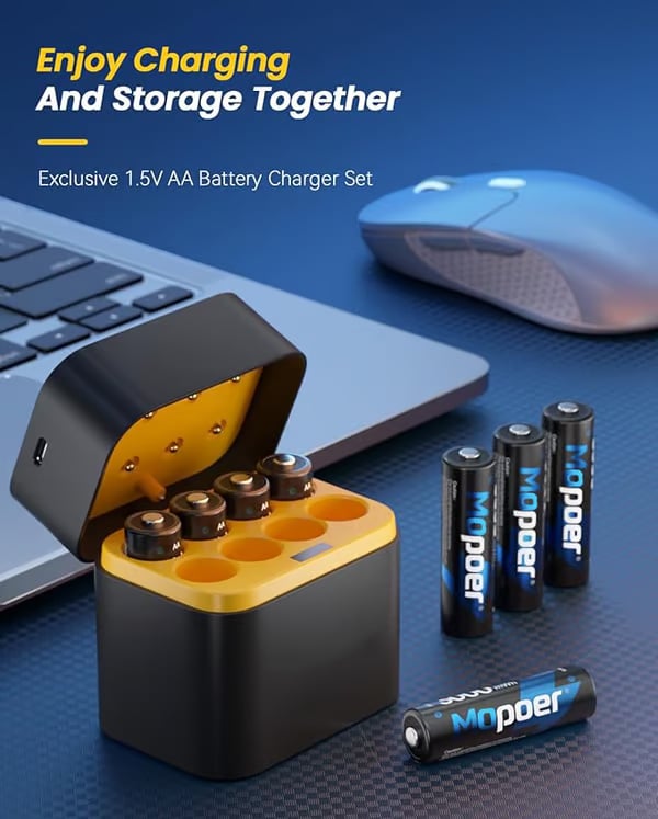 PowerCase – Rechargeable Battery Charging Box