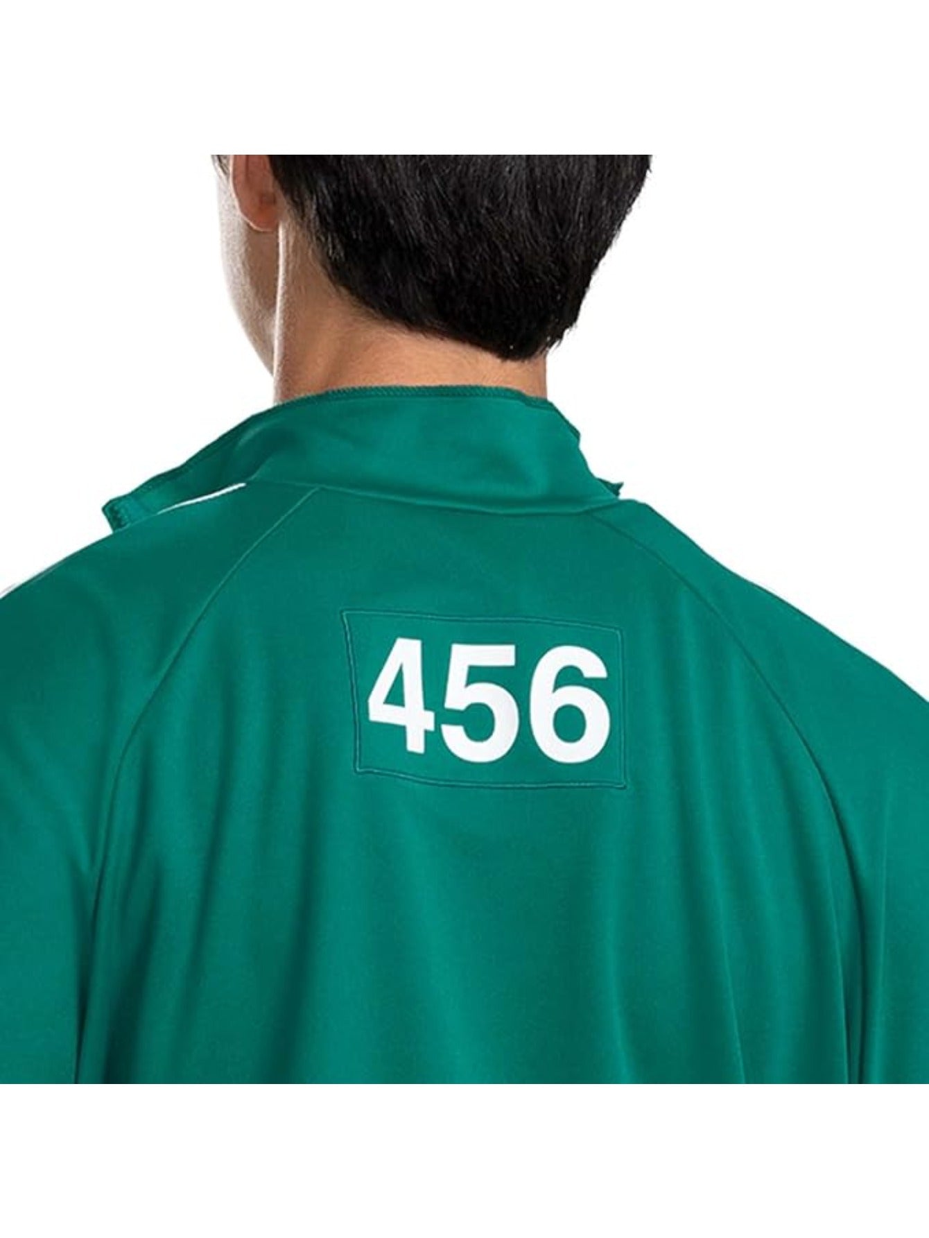Disfraz de chándal verde para hombre de Halloween | Chándal con cremallera