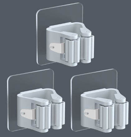 StickHold – Strong Adhesive Mop Hooks 3-Pack