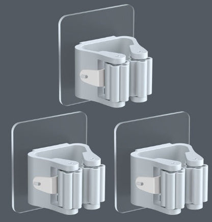 StickHold – Strong Adhesive Mop Hooks 3-Pack