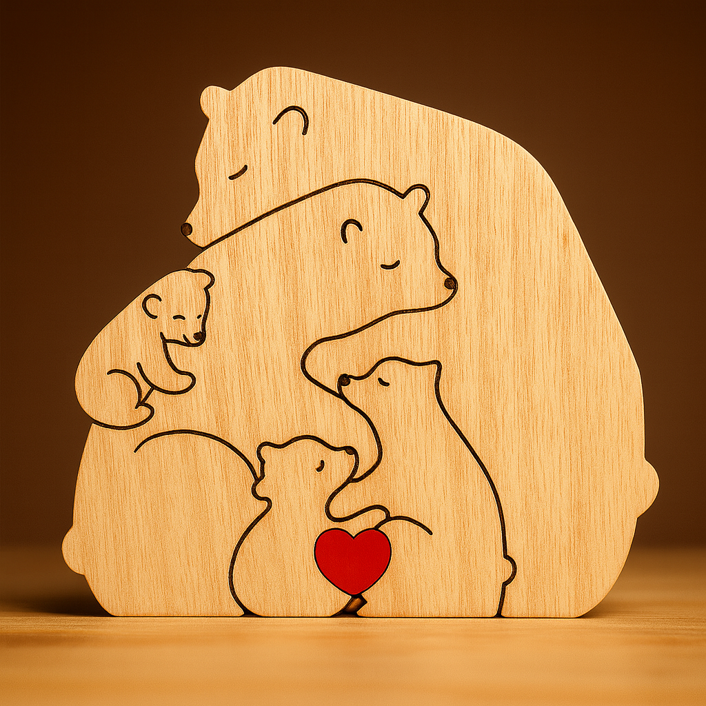 Wooden Personalized Family Keepsake Ornament