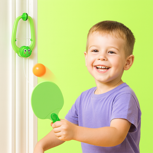 Indoor Kids Doorway Paddle Ball Game
