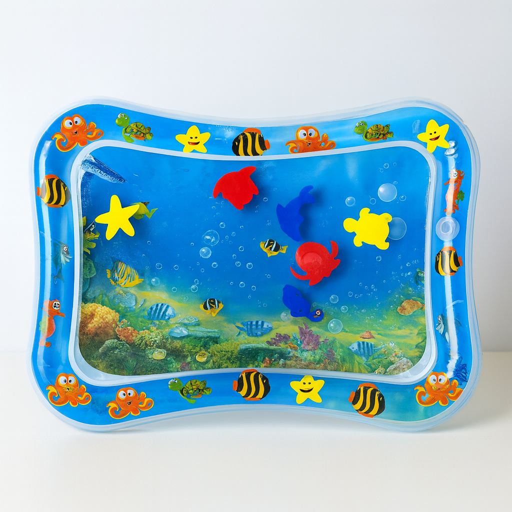 Alfombra de juego acuática para el tiempo boca abajo del bebé