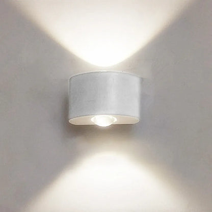 Applique murale moderne blanche lampe LED étanche
