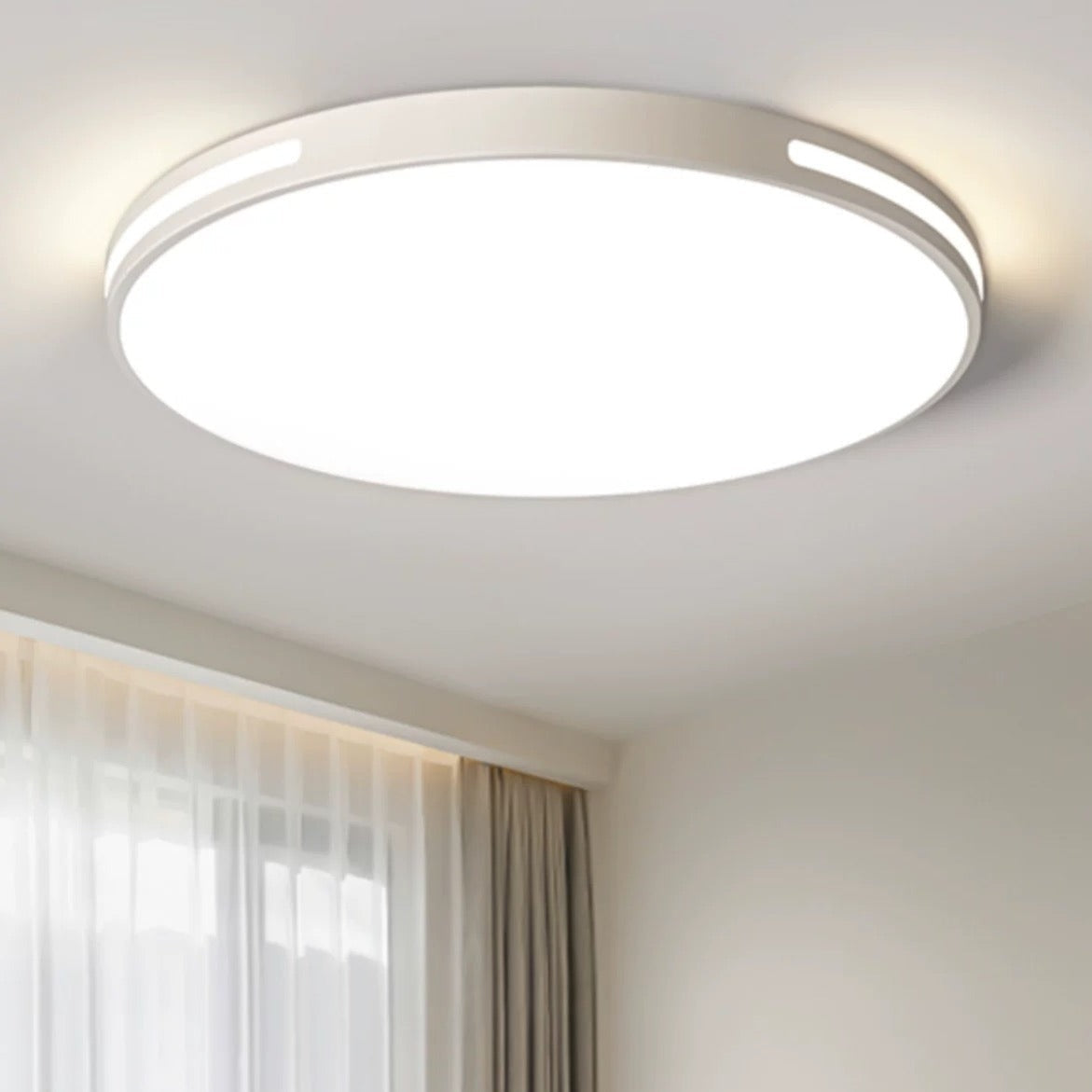 Sleek Iron Modern LED Ceiling Lights for Bedroom – Stylish Illumination for Contemporary Spaces