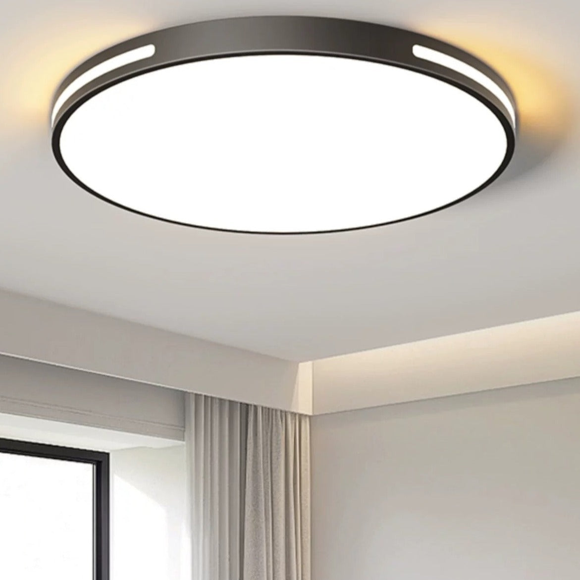 Sleek Iron Modern LED Ceiling Lights for Bedroom – Stylish Illumination for Contemporary Spaces