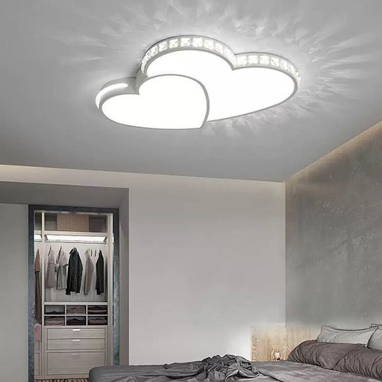 Modern Acrylic Art Deco LED Ceiling Light Fixture for Stylish Bedrooms and Contemporary Home Decor