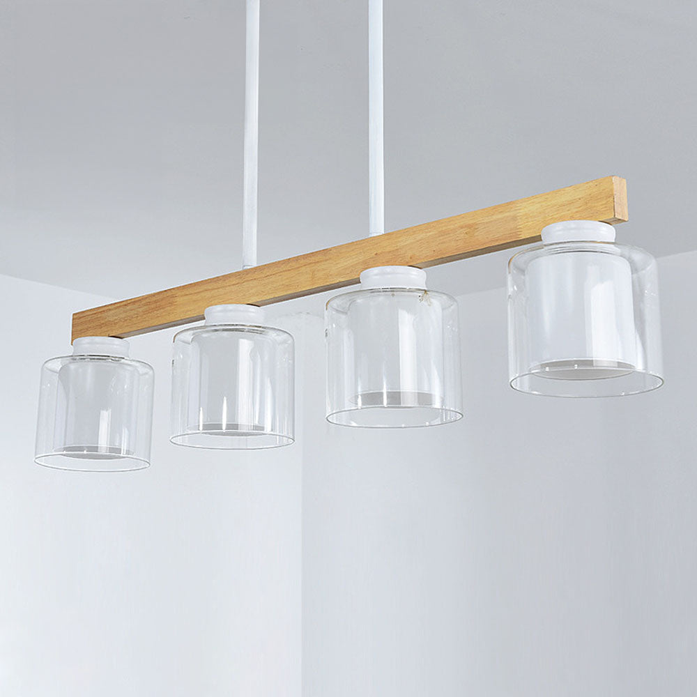 Nordic Wood Kitchen Bar Pendant Light – Stylish Scandinavian Design for Modern Kitchens and Dining Areas, Perfect Illumination Solution