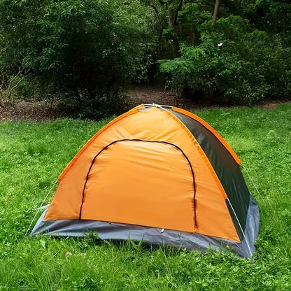 Tente de camping pop-up avec porte zippée