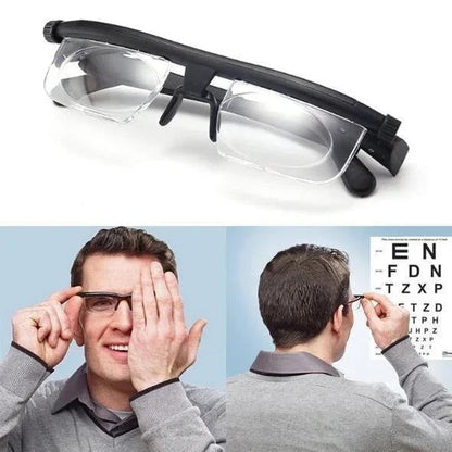 Lunettes de lecture | Lunettes d'aide à la vision à mise au point réglable