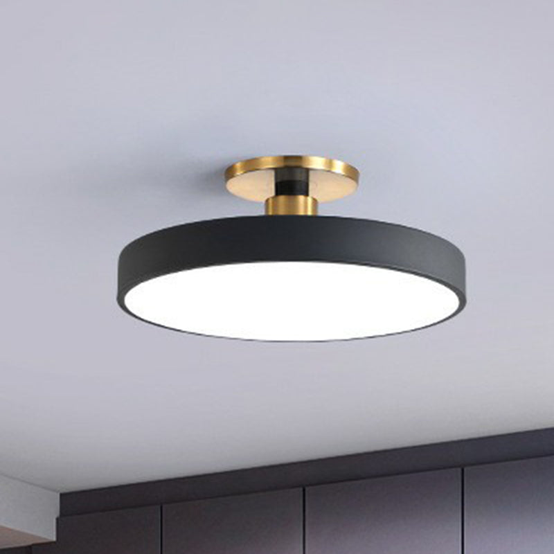 Lámpara de techo con diseño redondo de LED acrílico