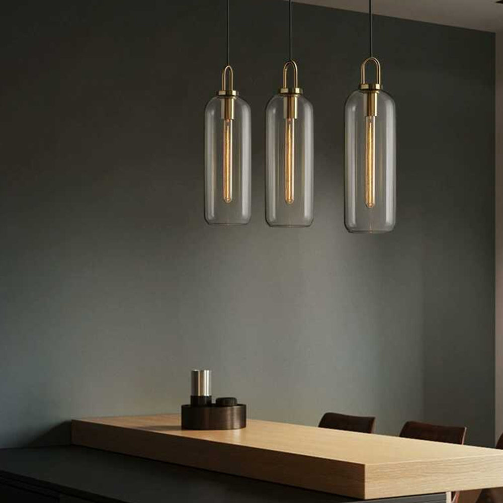 Nordic Minimalist Glass Pendant Light - Elegant Scandinavian Design for Modern Home Interiors, Perfect for Living Room or Dining Area