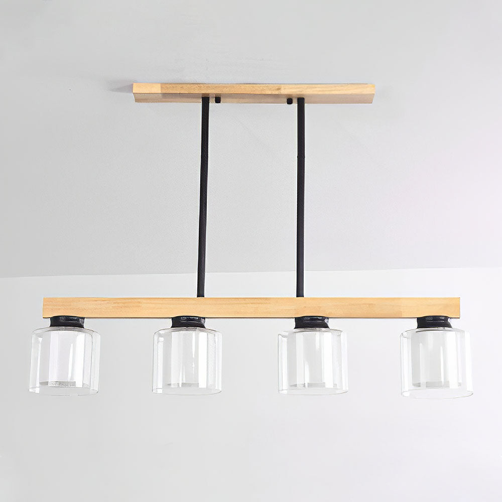 Nordic Wood Kitchen Bar Pendant Light – Stylish Scandinavian Design for Modern Kitchens and Dining Areas, Perfect Illumination Solution